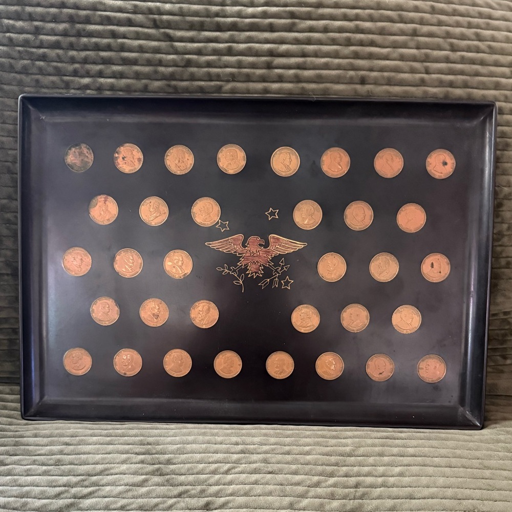Couroc of Monterey California Serving Cocktail Tray